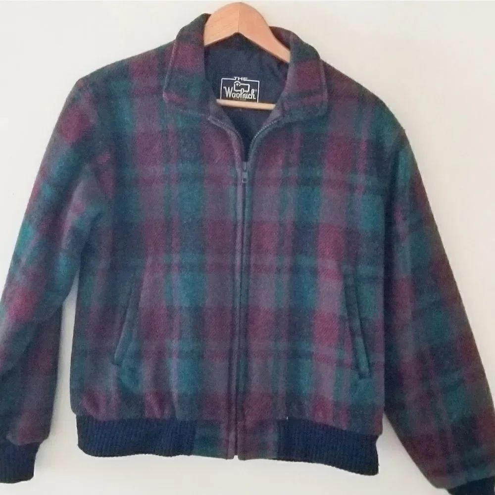 Woolrich plaid coat - Picture 1 of 5